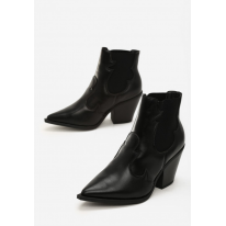 Black Cowboy Boots 7339-1A-38-black