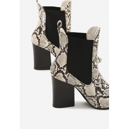 Black and white women's high heels 3313-1A-38-black