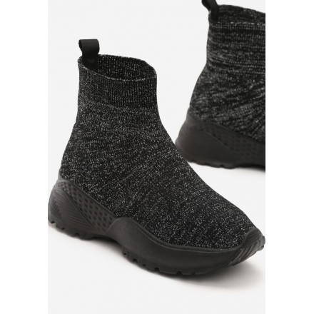 Black Women's shoes Sneakers JB040-38-black