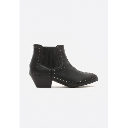 Black women's boots 7336-1B-38-black