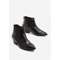 Black women's boots 7336-1A-38-black