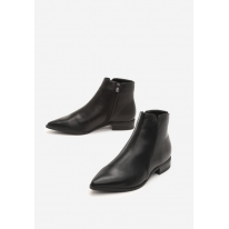 Black Women's flat boots 7328-1A-38-black