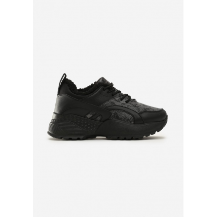 Black-Gray Women's Shoes Sneakers JB035-136-black/grey