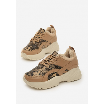 Beige Women's shoes Sneakers JB035-42-beige
