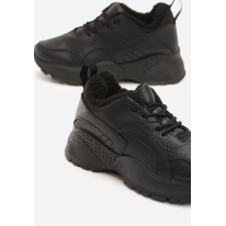 Black Women's shoes Sneakers JB035-38-black
