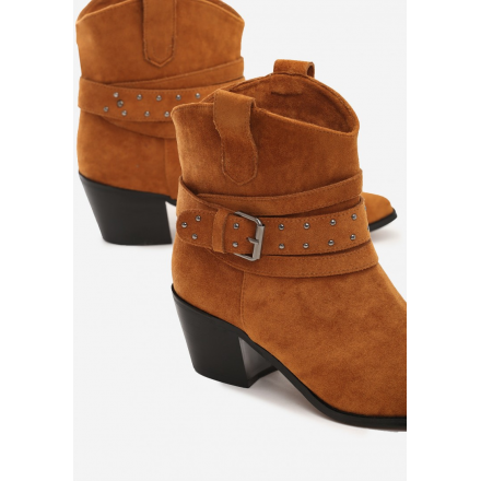 Camel cowboy boots for women with high heels 8503-68-camel