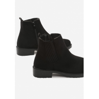 Black Women's flat boots JB045-38-black