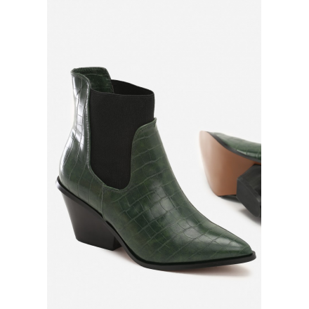 Green Cowboy boots for women 8496-61-green
