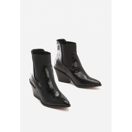 Black Cowboy boots for women 8496-38-black