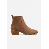 Brown Women's flat boots 3322-54-brown