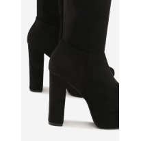 Black women's boots 1577-38-black