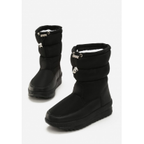 Black Snow boots Snow boots JB048-38-black