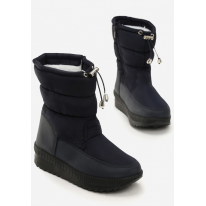 Navy Blue Snow boots Śniegowce JB048-93-d.blue