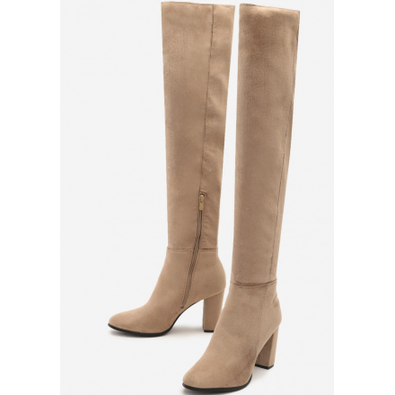 Beige Women's boots T062- T062-42-beige