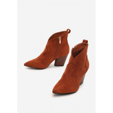 Brown Women's cowboy boots 1583-54-brown
