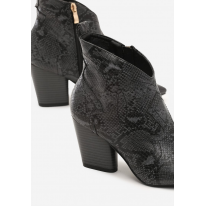 Black Women's high heels 1584-38-black