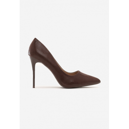 Brown women's high heels 3308-54-brown