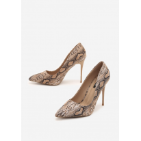 Beige women's high heels 3309-42-beige