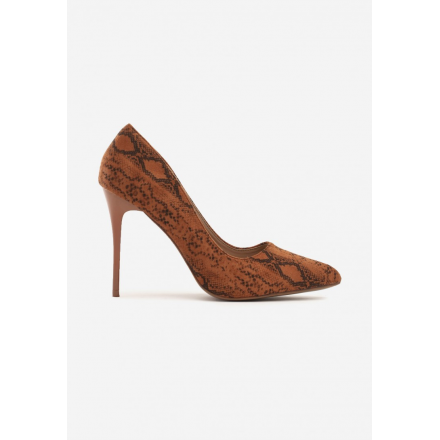 Brown women's high heels 3309-54-brown