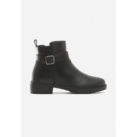 Black Boots with a buckle JB047-1A-38-black
