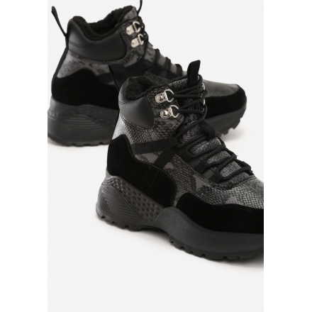 Black and Gray Trappers JB036-136-black/grey