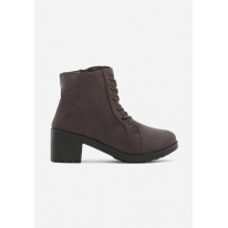 Gray women's boots T124-39-grey