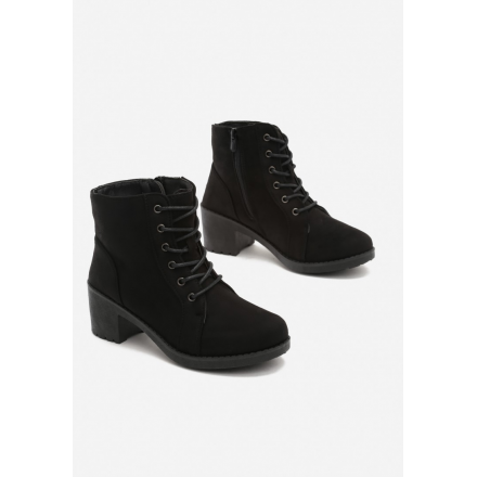 Black women's boots T124-38-black