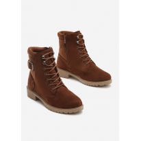 Brown Women's trappers JB043-54-brown