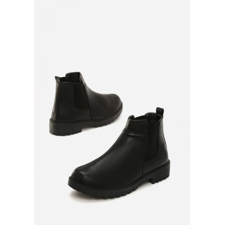 Black women's boots T125-1A-38-black