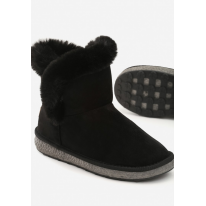 Black Women's snow boots 8513-38-black