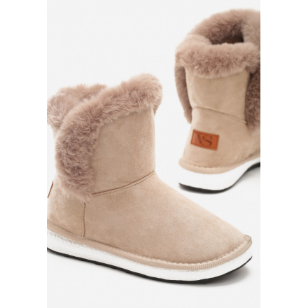 Beige Women's snow boots 8513-42-beige