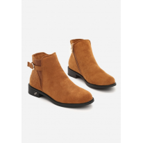 Camel boots with flat heels 8523-68-camel