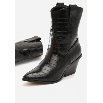 Black Cowboy Boots 8498-38-black