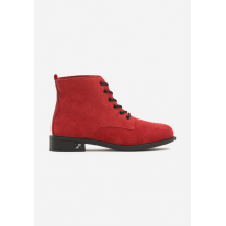 Red flat boots 8520-64-red