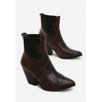 Brown women's cowboy boots 3330-54-brown
