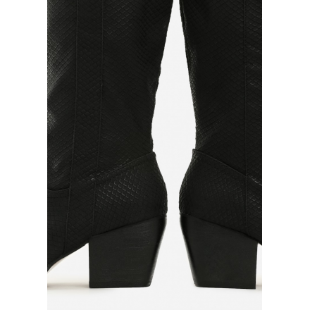 Black high heels 8493-38-black