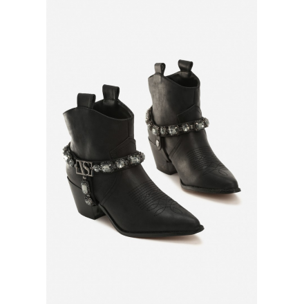 Black high heels 8500-38-black