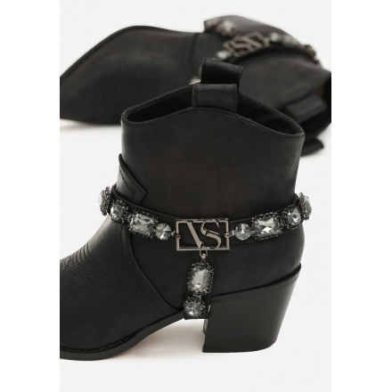 Black high heels 8500-38-black