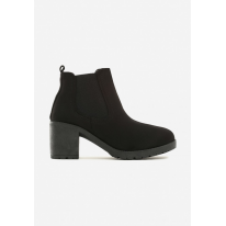 Black women's boots T129-38-black