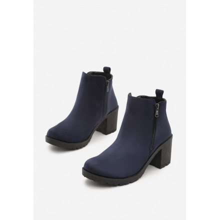 Dark blue women's boots T127-50-navy