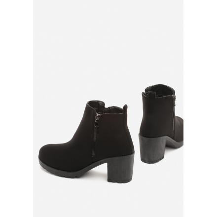 Black women's boots T127-38-black