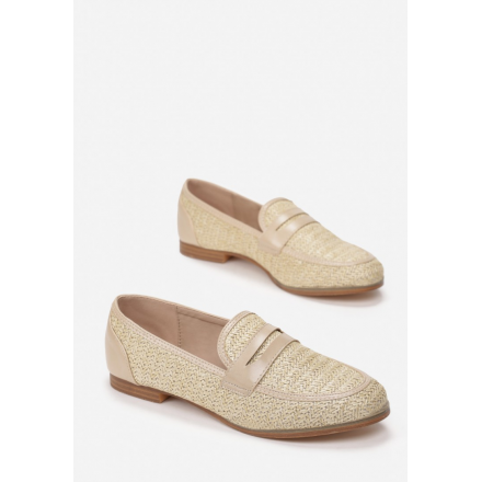 Beige Moccasins 7346-42-beige