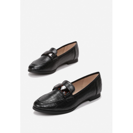 Black loafers 7347-38-black