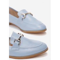 Light blue women's loafers 7349- 7349-94-l.blue