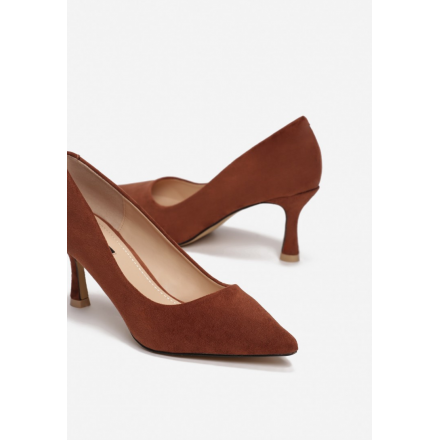 Brown high heels 3338-54-brown
