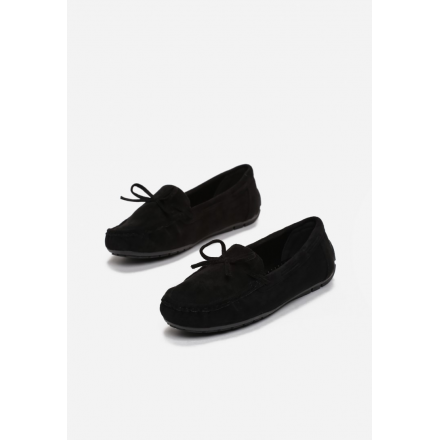 Black loafers 7353-38-black