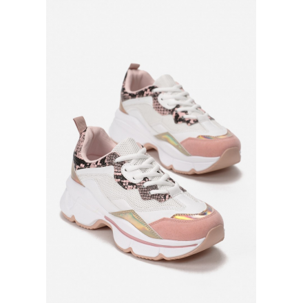 Różowe Sneakersy  8536-45-pink