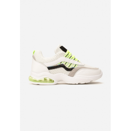 White-Green Women's Sneakers 8546-236-white/green