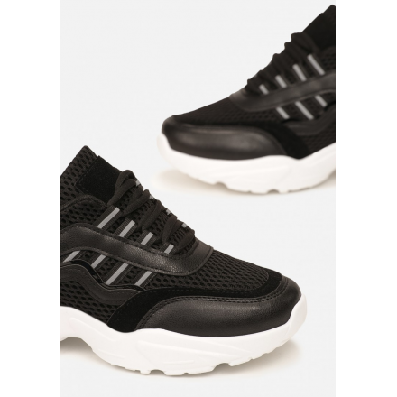 Czarne Sneakersy Damskie  8546-38-black