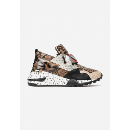 Brązowe Sneakersy Damskie 8475-54-brown